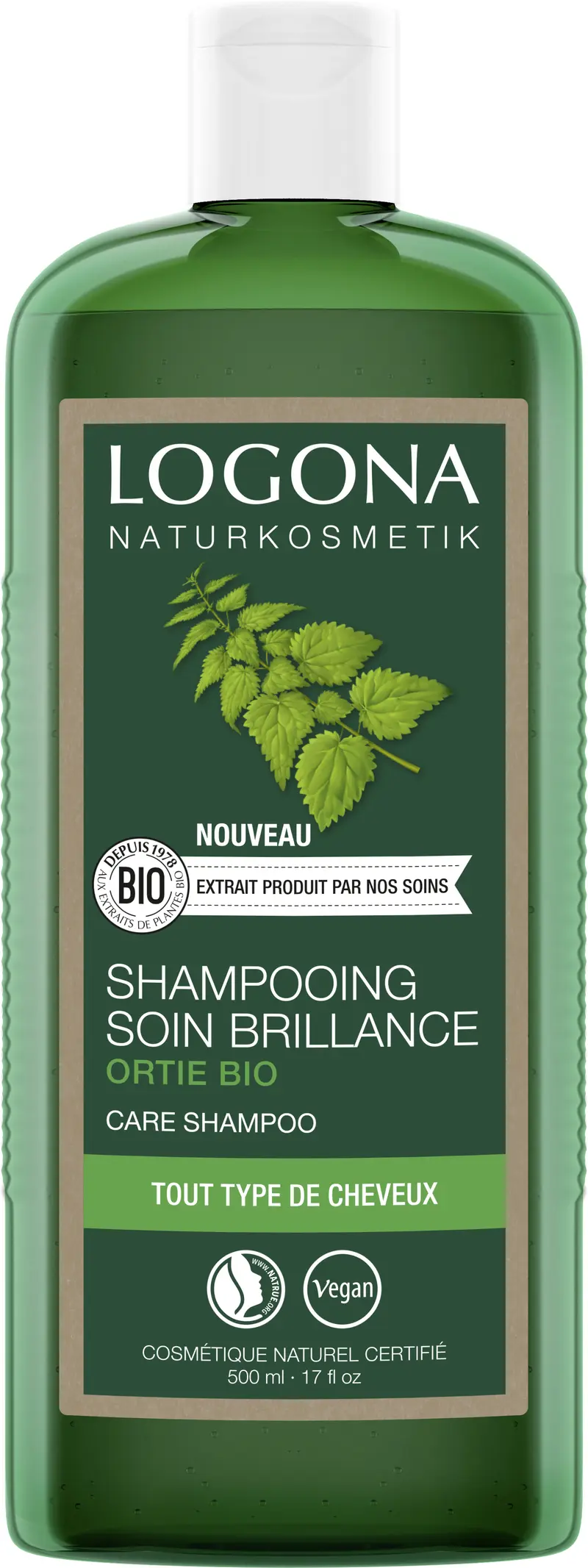  Shampooing brillance ortie 500ml